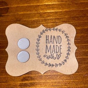 polymer clay stud earrings!